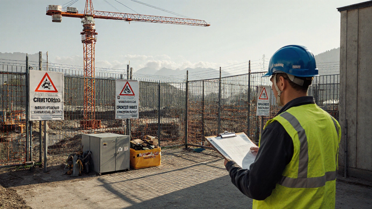 Baustelleneinrichtung in Eigenregie: So sichern Sie Schutz, Ordnung und Entsorgung richtig
