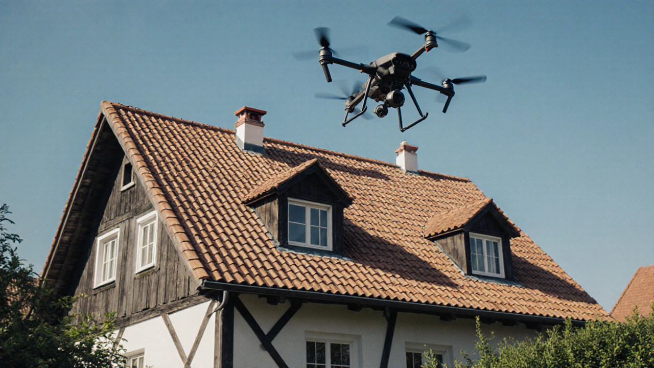 Dachinspektion per Drohne: Kosten und Nutzen für Hausbesitzer