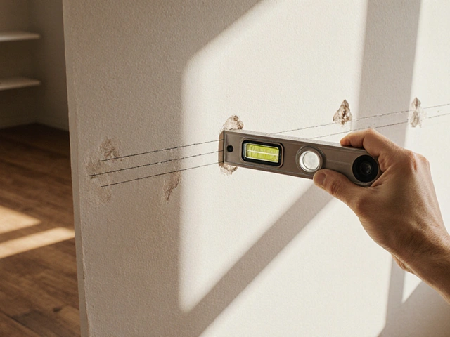 Messwerkzeuge für genaue Arbeiten: Laser-Wasserwaage, traditionelle Wasserwaage und Maßband im Vergleich
