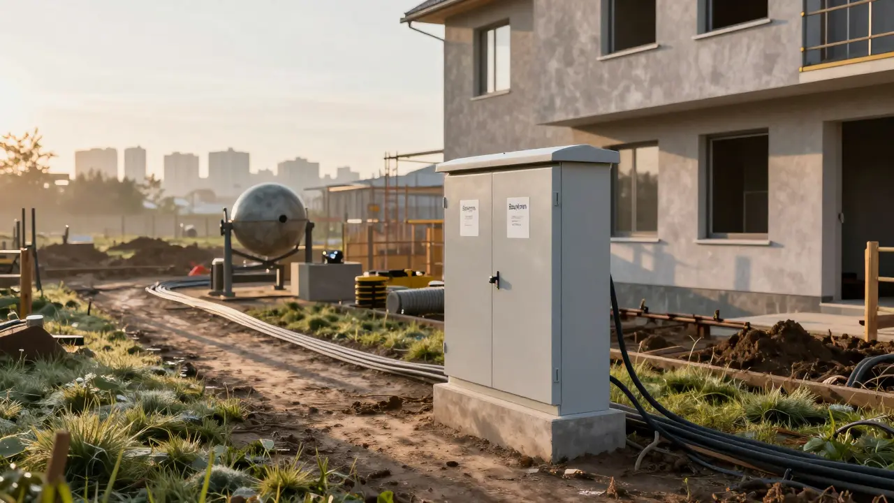 Baustrom- und Bauwasseranschluss: Zuständigkeiten und Kosten im Überblick