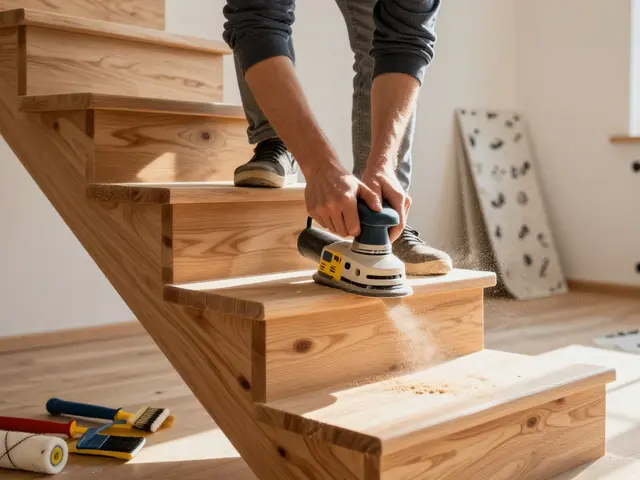 Holztreppen renovieren: So erneuern Sie das Oberflächenfinish im Treppenhaus mit Profi-Ergebnissen