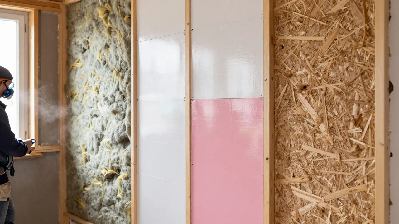 Dämmstoffe vergleichen: Mineralwolle, Polystyrol und Naturmaterialien im Praxis-Test