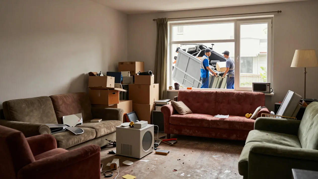 Räumungskosten und Entsorgung vor Immobilienverkauf: So planen Sie die Preise richtig