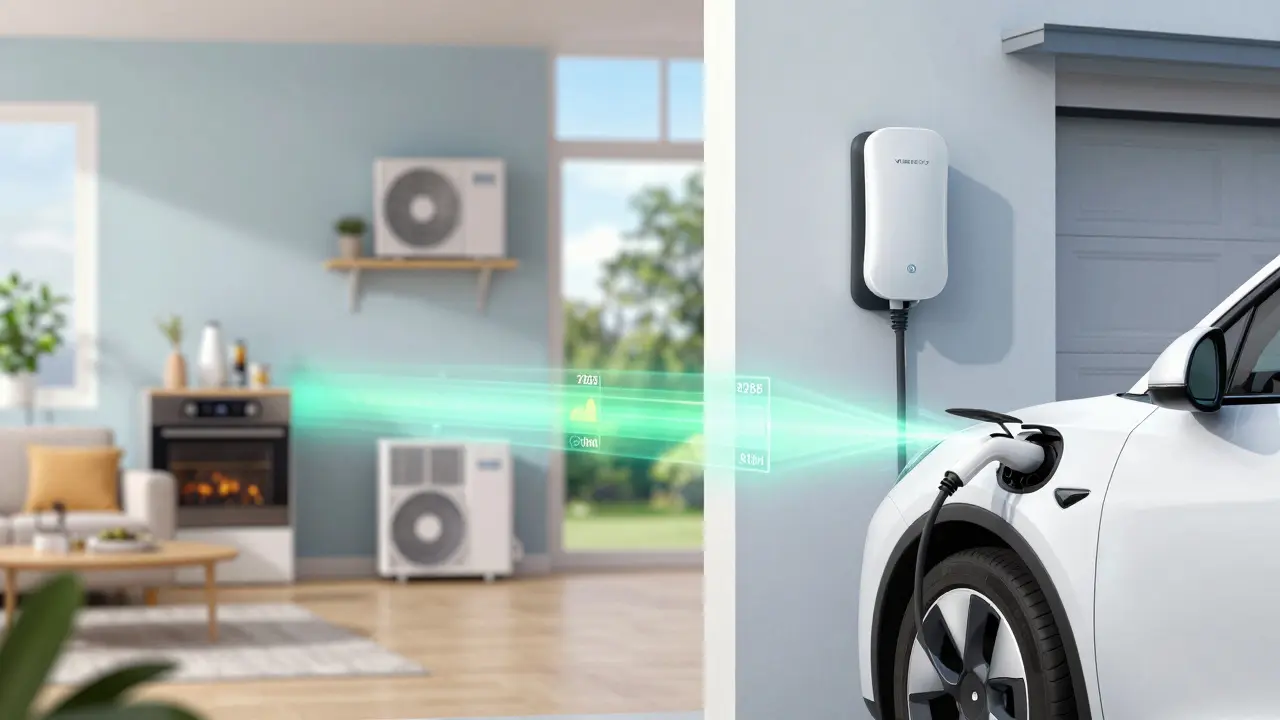 Intelligente Energieverteilung zwischen Haushalt und E-Auto-Ladung