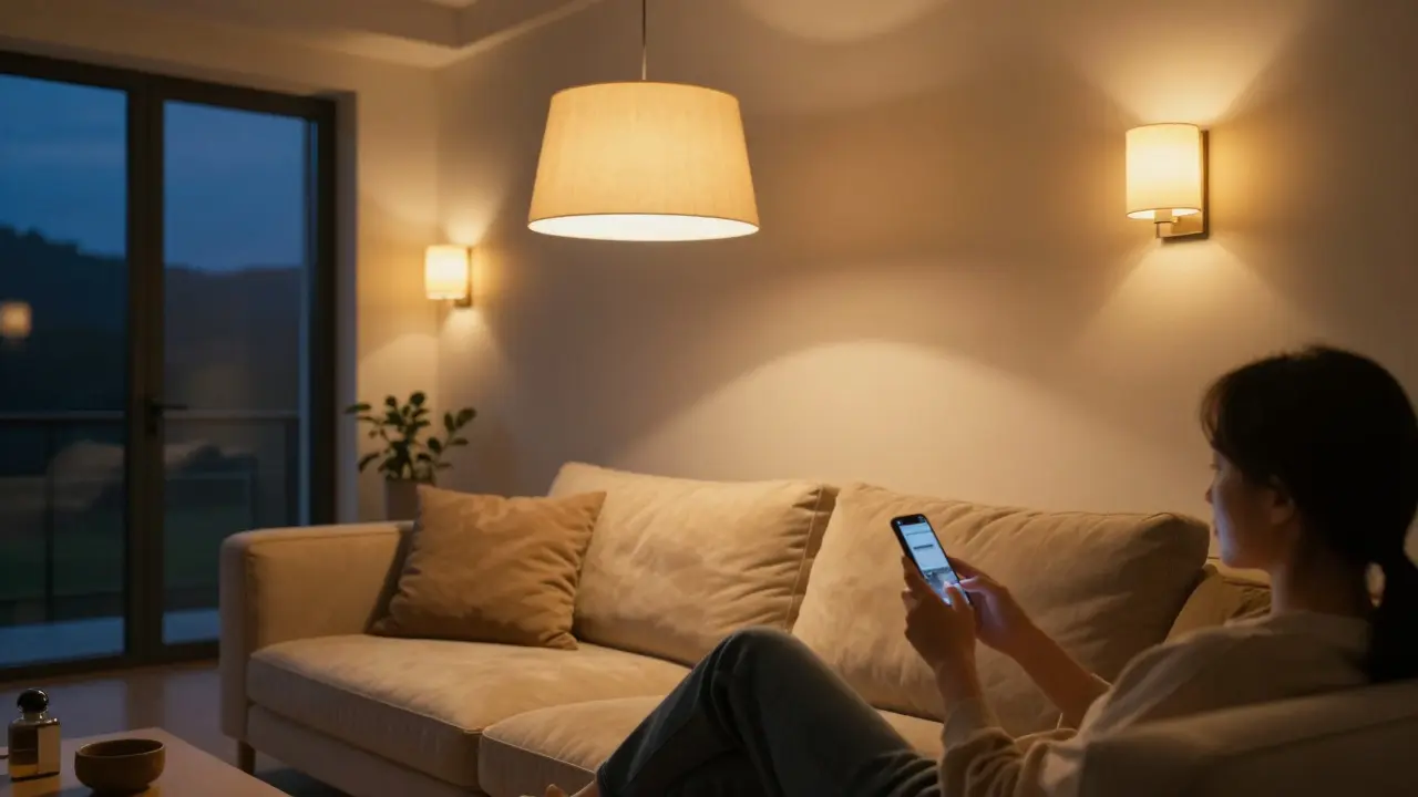 Smart-Home-Beleuchtung: Intelligente Lampen und Schalter im Haus