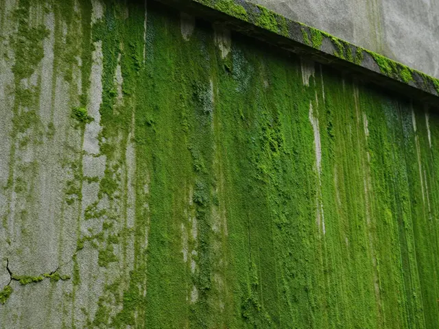 Fassade grün verfärbt: So entfernen Sie Algenbefall dauerhaft
