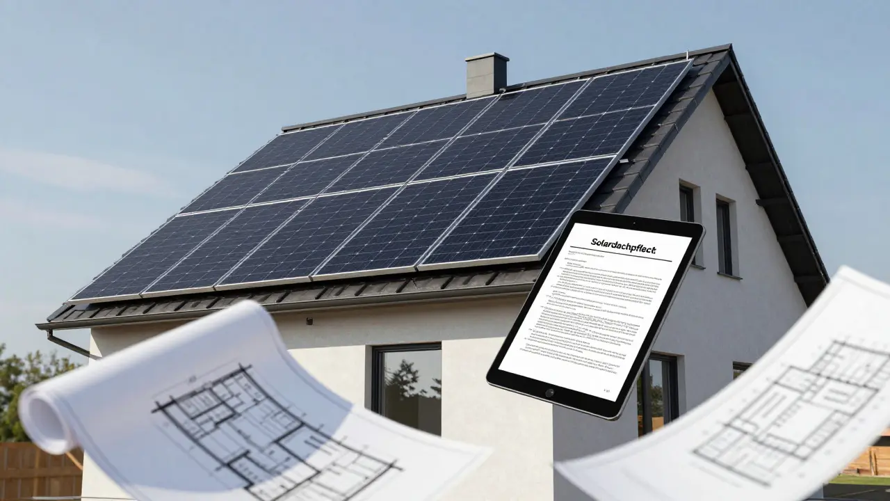 Solardachpflicht und Bebauungsplan: Das müssen Bauherren 2026 wissen
