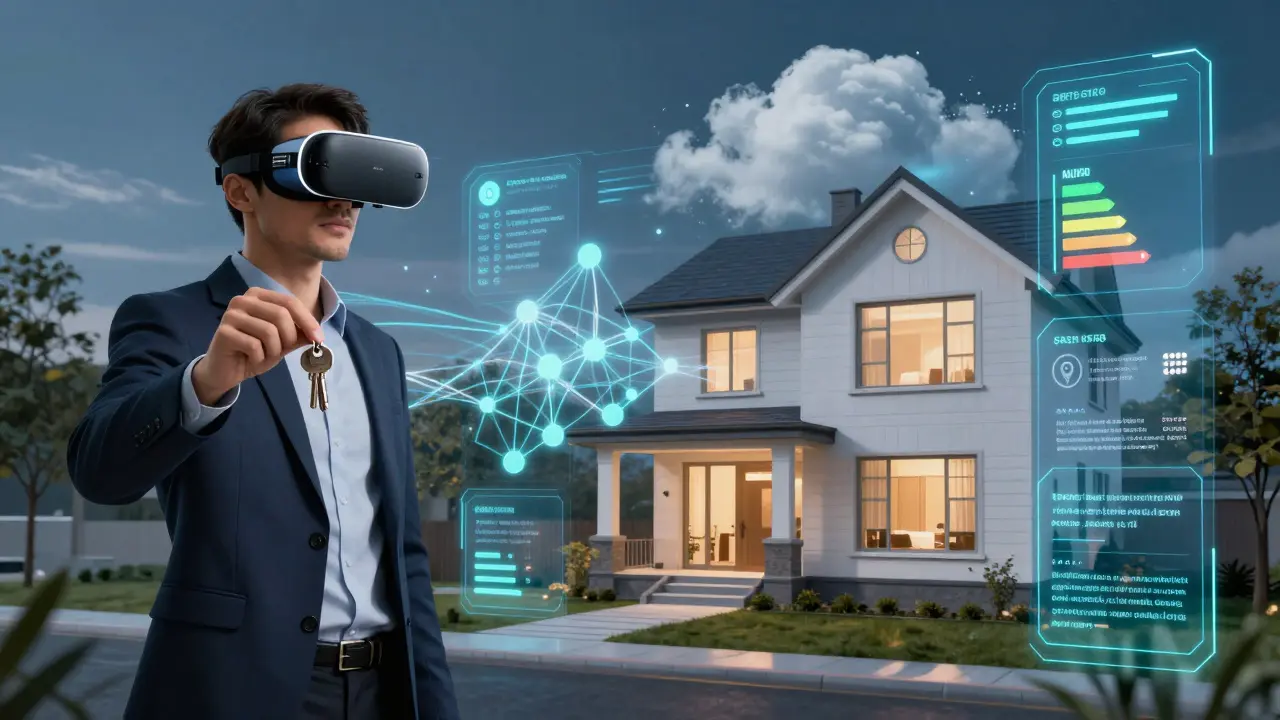 Zukunftsorientierte Visualisierung von KI und AR im Immobilienmarkt