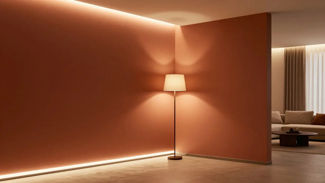 Designwechsel im Wohnzimmer: Farb- und Lichtkonzept im Vergleich