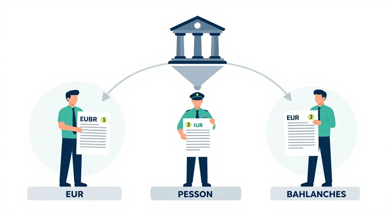 Drei Berufsgruppen reichen Einkommensnachweise bei der Bank ein