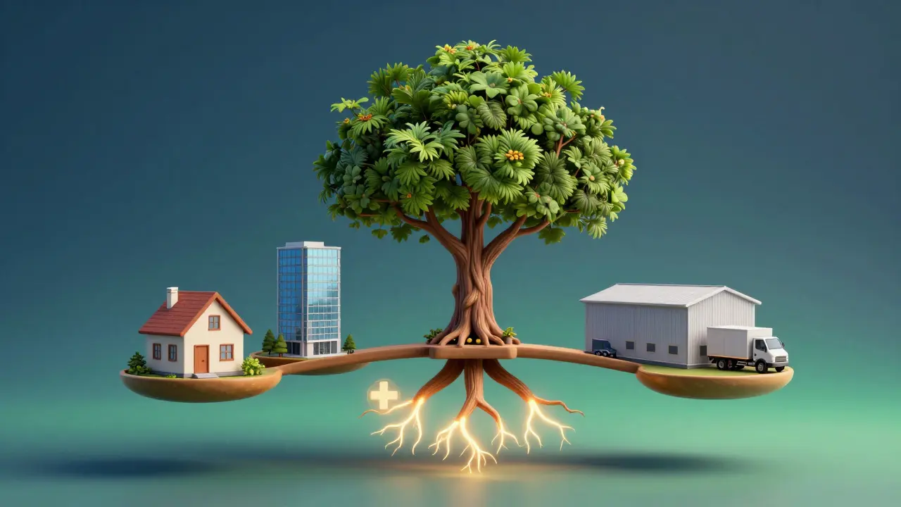 Immobilien-Diversifikation: Wohnen, Büro, Logistik & Pflege als Strategie