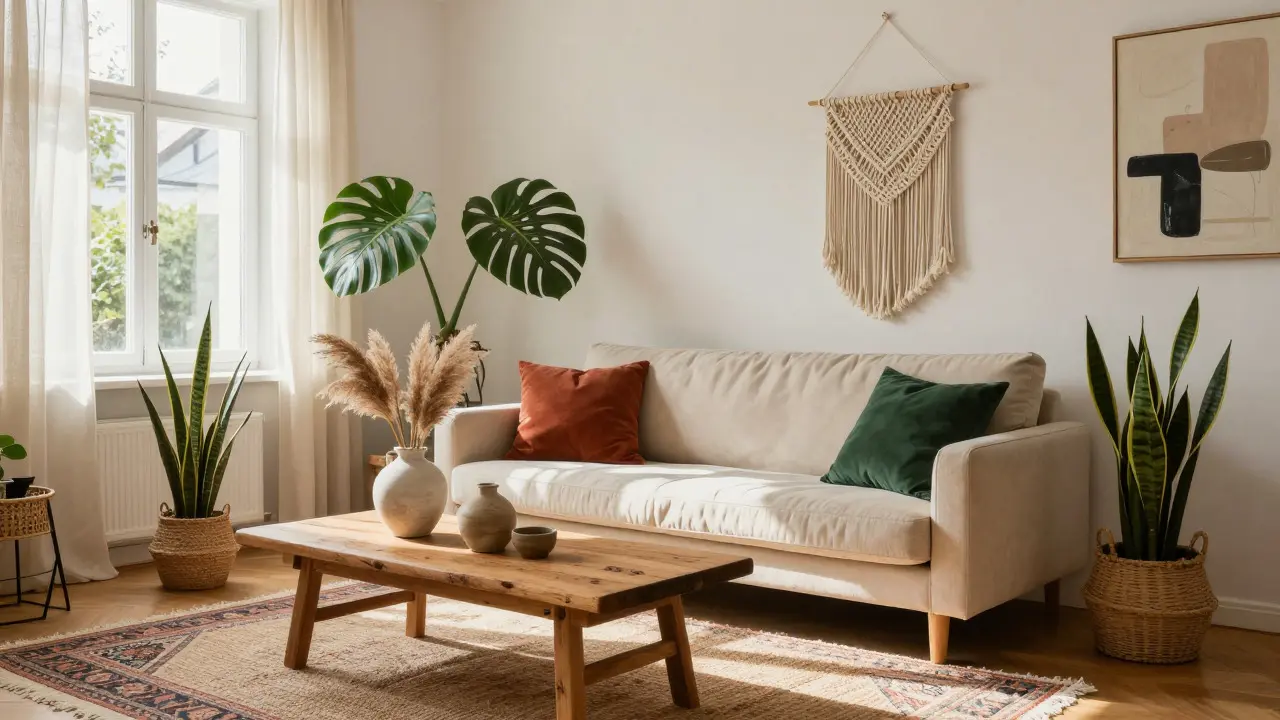 Boho-Wohnzimmer einrichten: Der ultimative Guide für Natürlichkeit und Freiheit